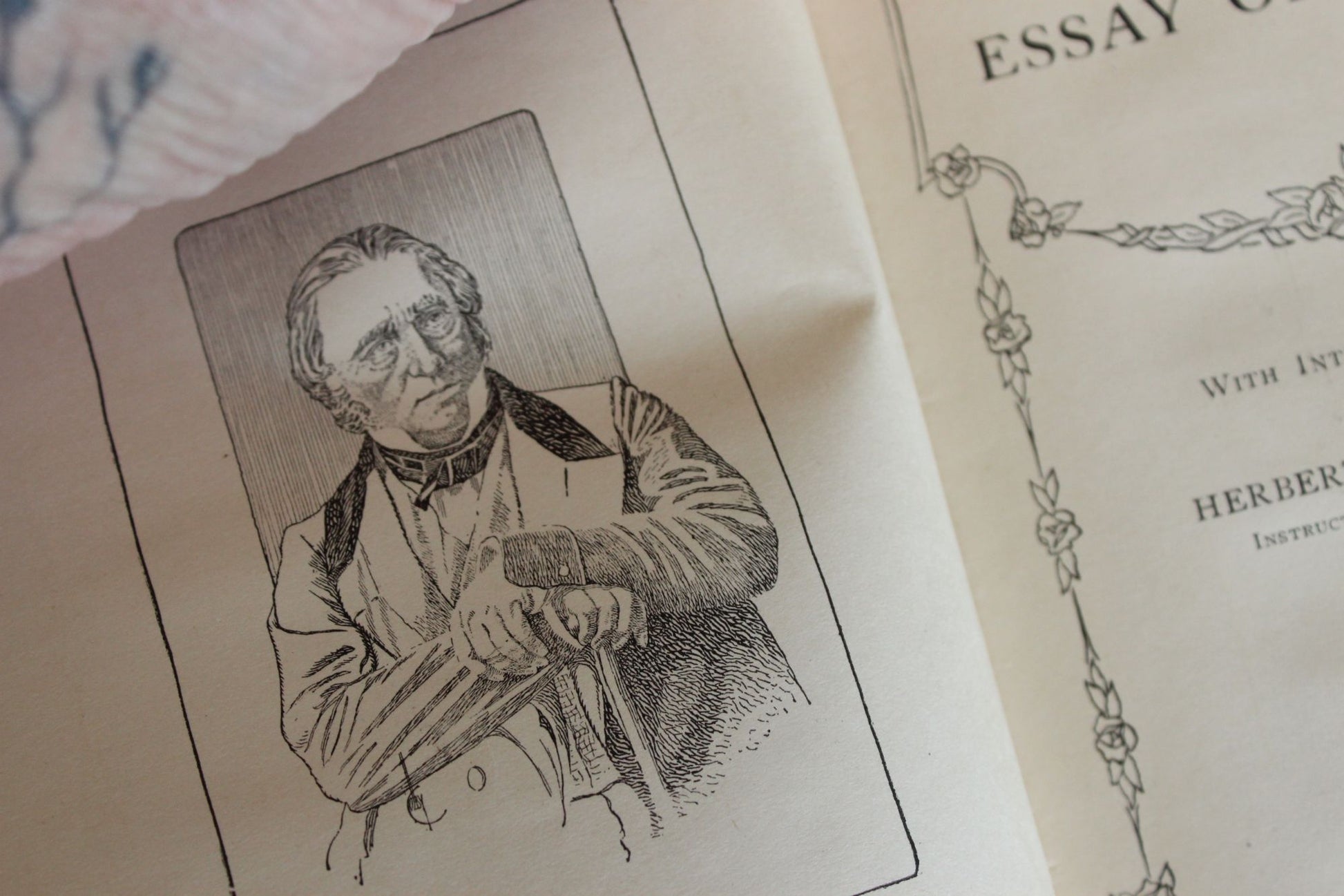 Vintage Antique 1890s Book, "Macaulay's Essay On Milton", Herbert Augustine Smith