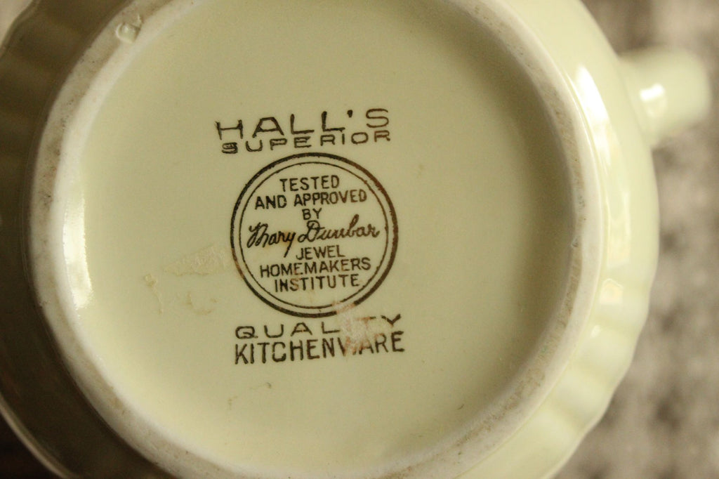 Vintage 1960s Halls Superior Autumn Leaf Pitcher