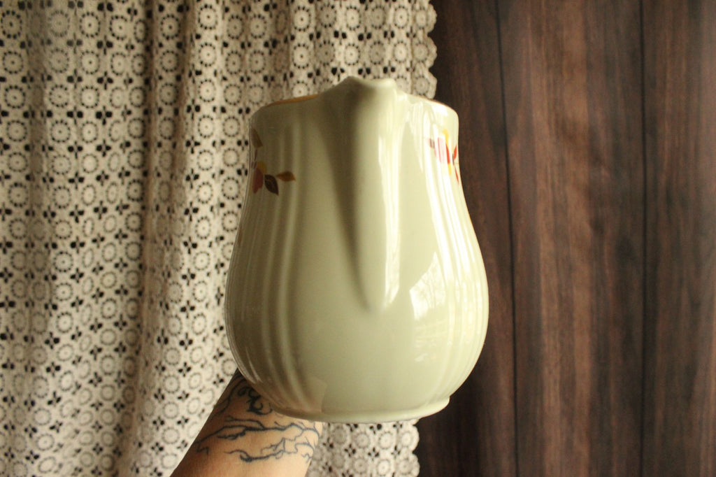 Vintage 1960s Halls Superior Autumn Leaf Pitcher