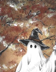 "Falling Ghosts"  8x10 Fine Art Print