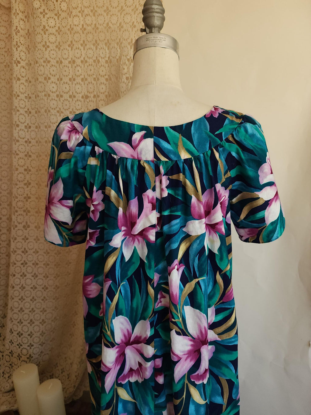 Vintage 1990s Hilo Hattie Mumu Dress with Pocket