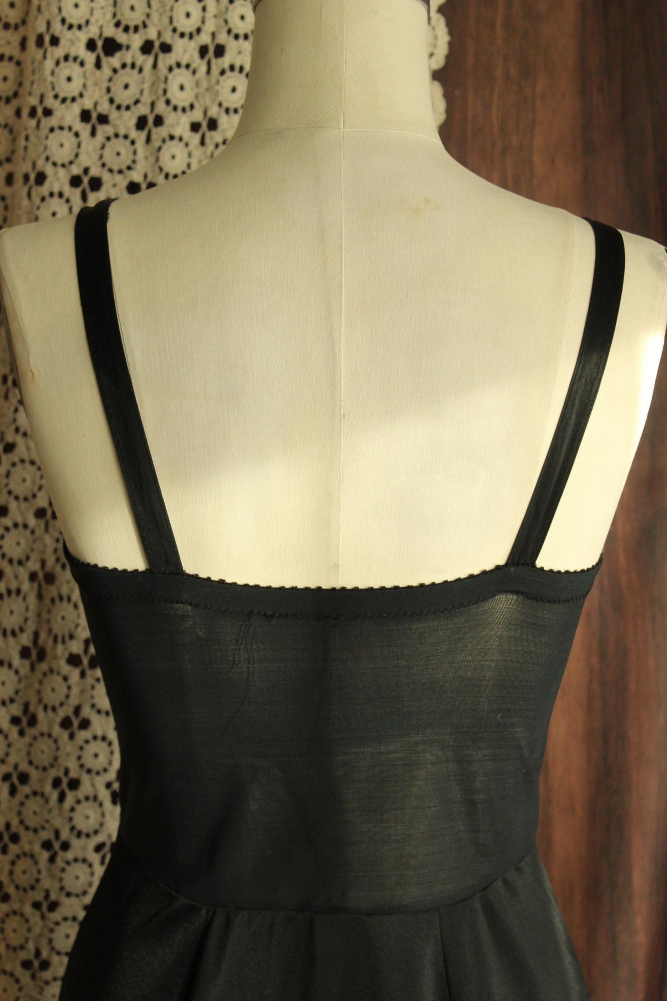 Vintage 1960s Caresse Lingerie Combine Girdle Corselette Slip, Size 36b