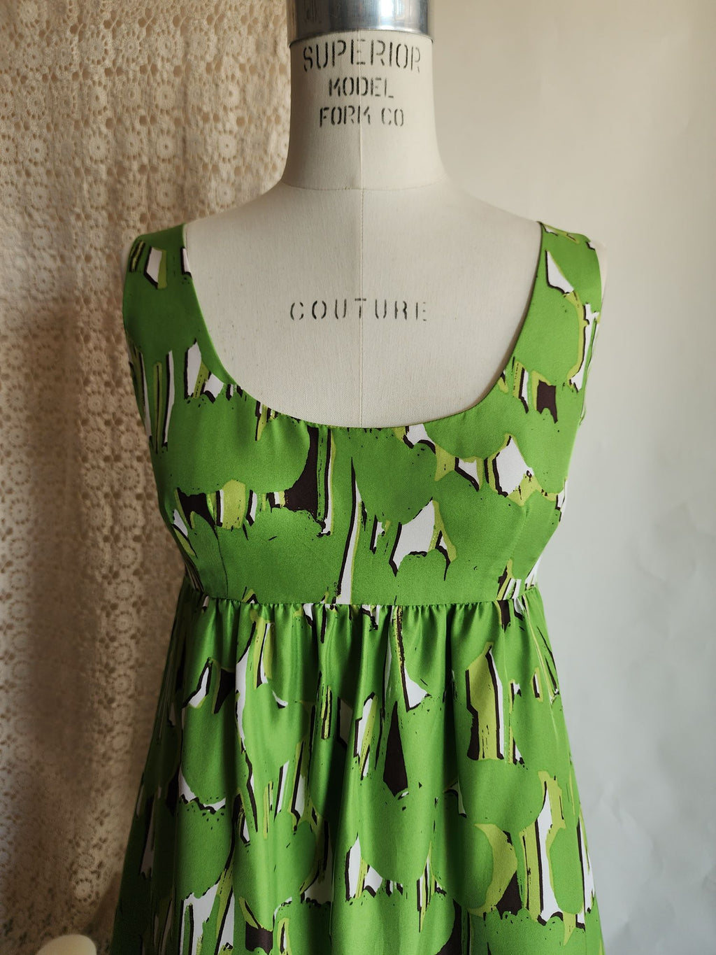 Michael Kors Mini Dress, Silk Empire Waist, Size 6P
