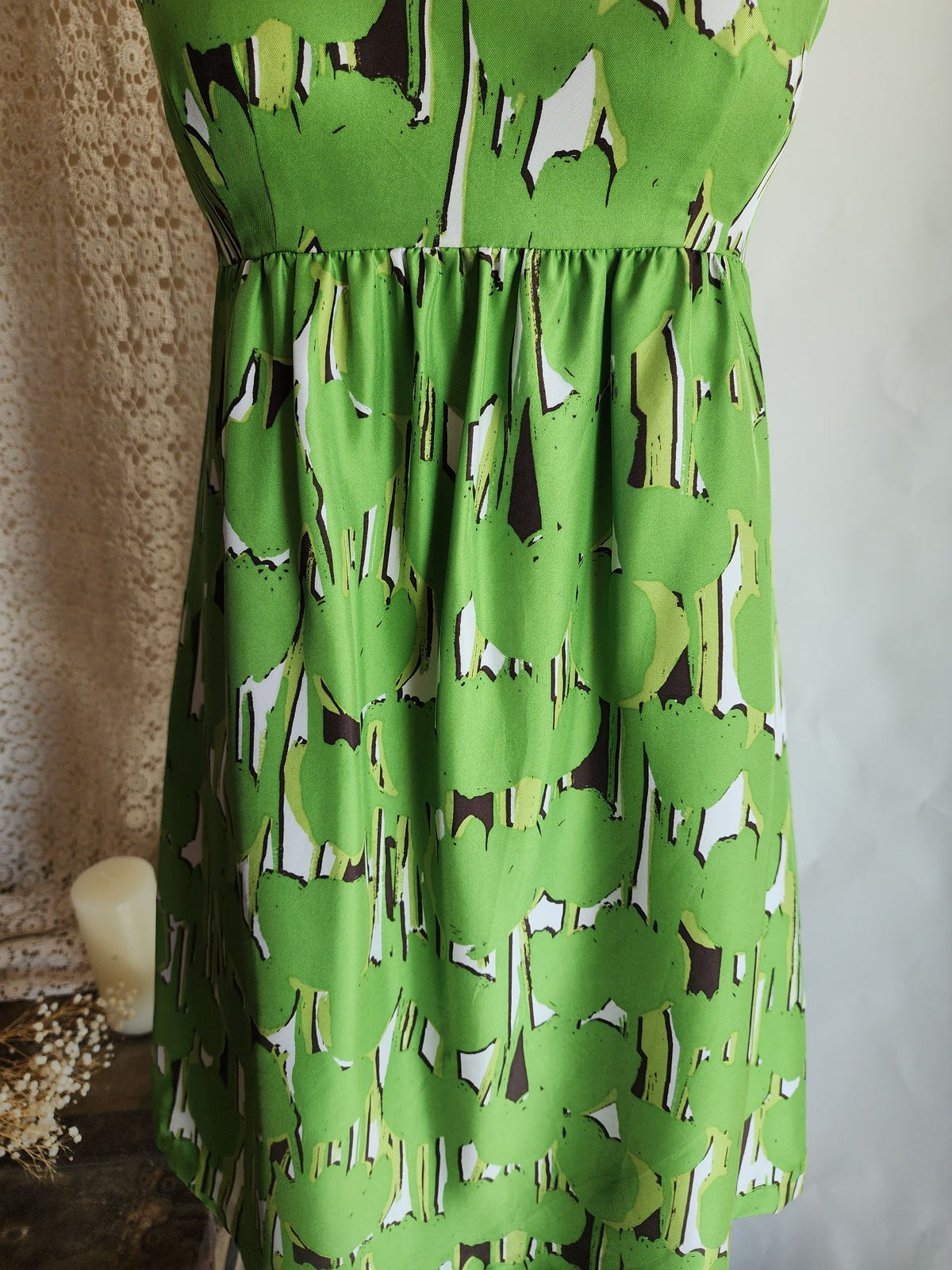 Michael Kors Mini Dress, Silk Empire Waist, Size 6P