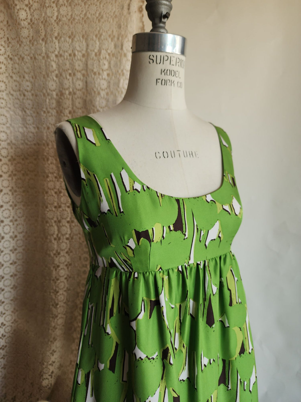 Michael Kors Mini Dress, Silk Empire Waist, Size 6P