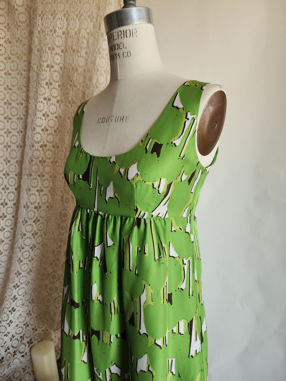 Michael Kors Mini Dress, Silk Empire Waist, Size 6P