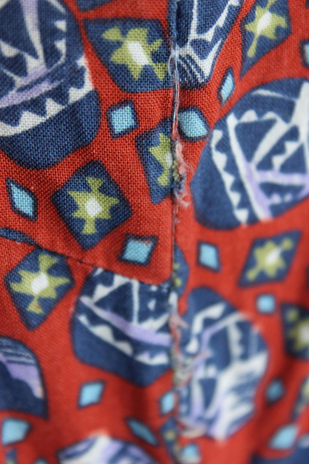 Vintage 1980's Novelty Print Shirtwaist Dress