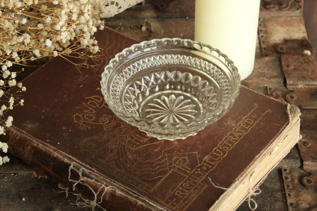 Vintage Cut Glass Bowl