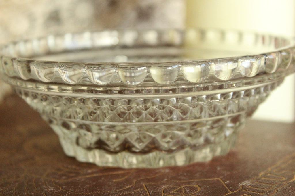 Vintage Cut Glass Bowl