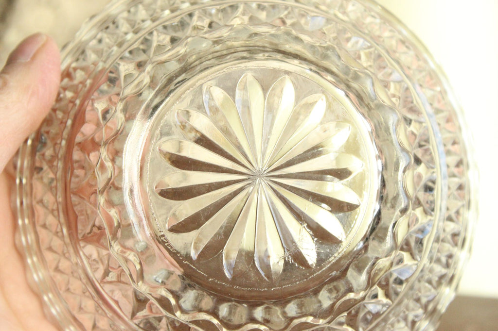 Vintage Cut Glass Bowl