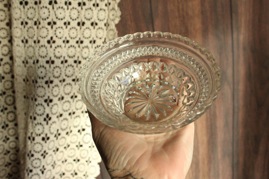 Vintage Cut Glass Bowl