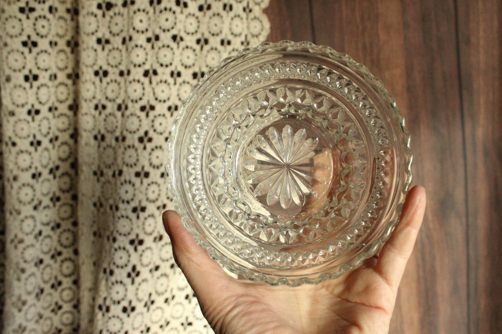Vintage Cut Glass Bowl
