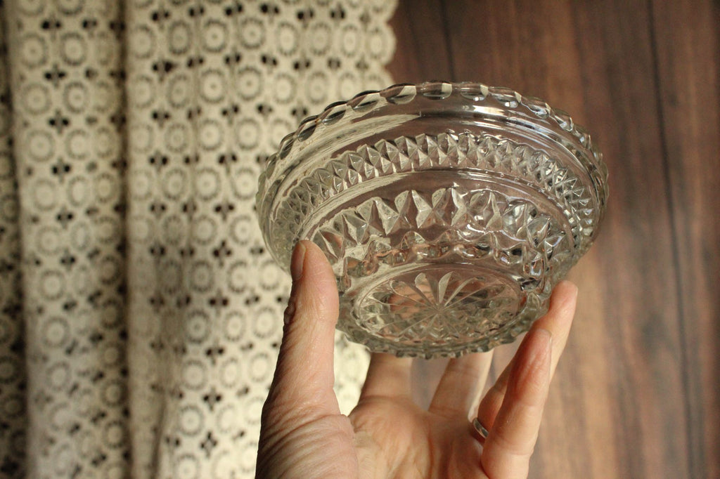 Vintage Cut Glass Bowl