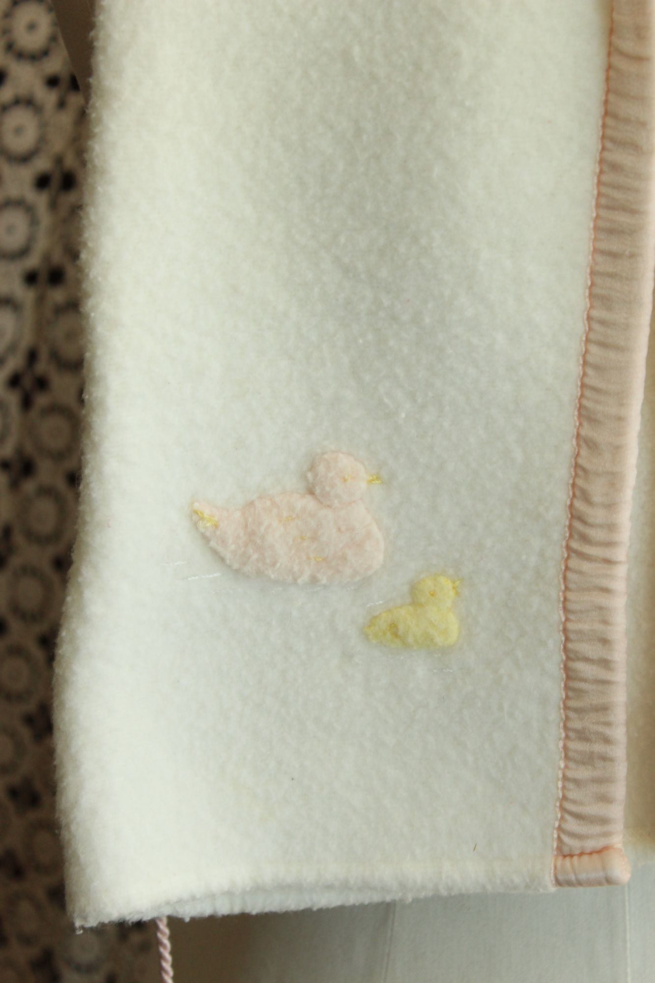 Vintage 1960s Baby Jacket or Bathrobe With Ducks
