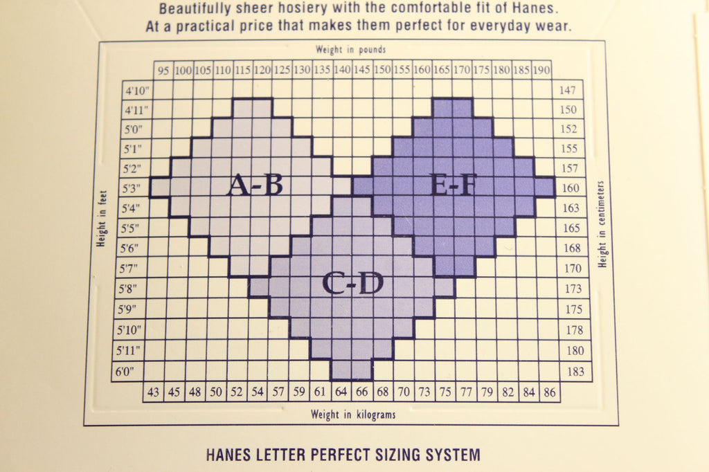 Vintage 1980s 1990s New Hanes Too Control Top Day Sheer Pantyhose