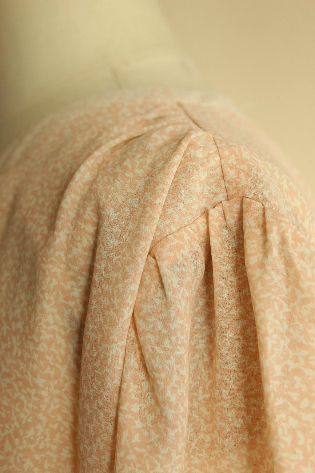 Vintage 1980s SK & Company Pink and Cream Blouse