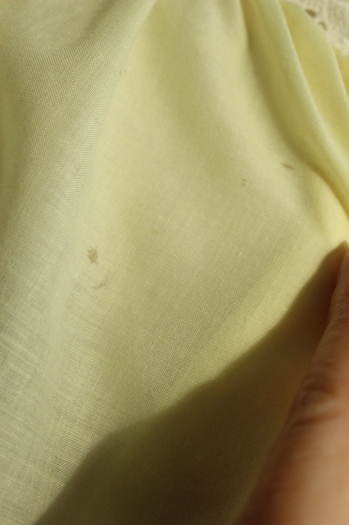 Vintage 1960s 1970s Yellow Robe with Pockets