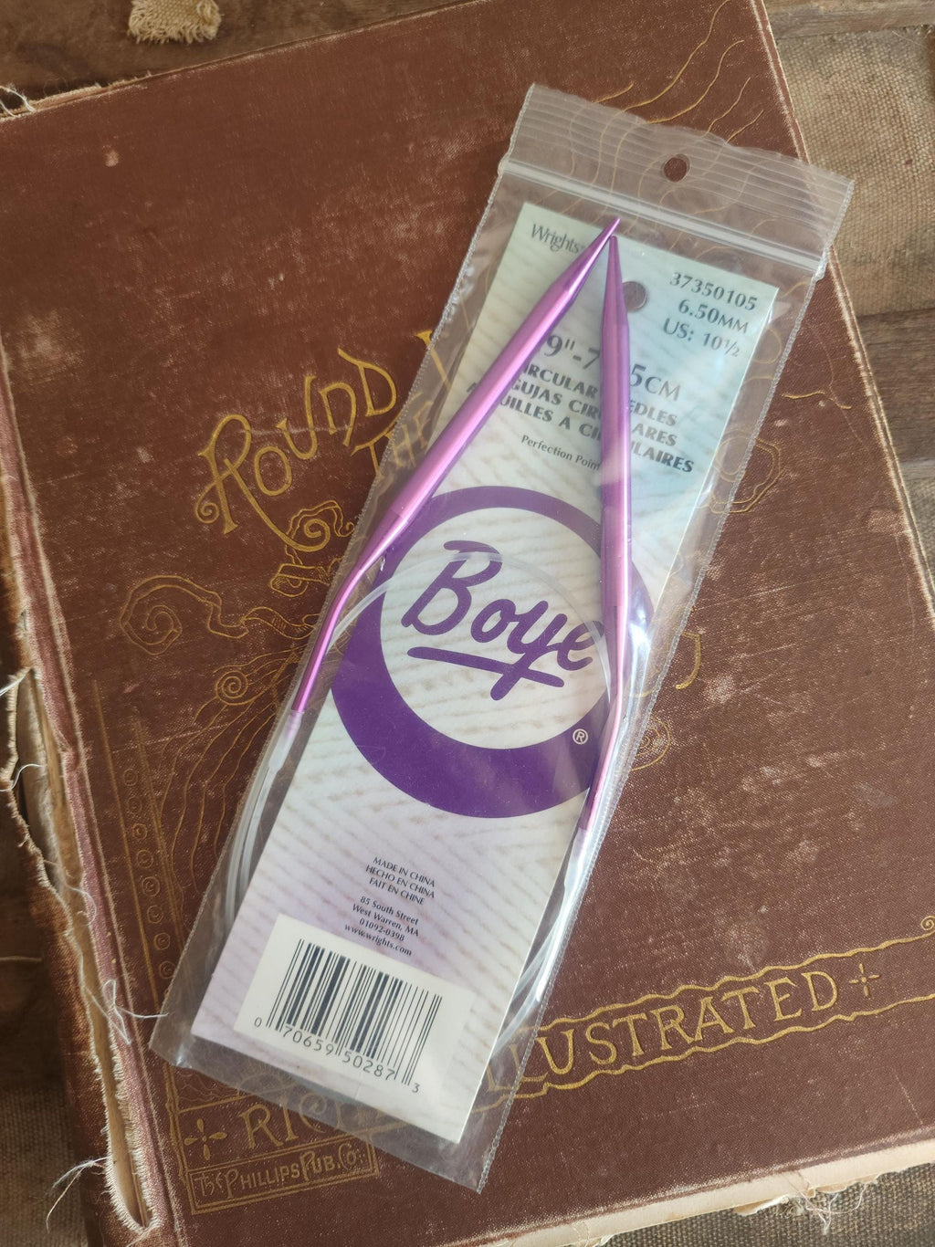 Vintage 2000s Knitting Needles, NOS Boye US Size 10.5 Circular 29",