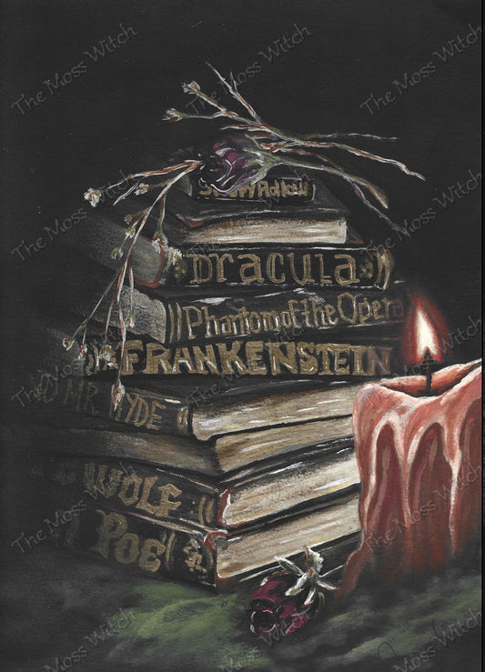 The Night Library Art Print ( Preorder)