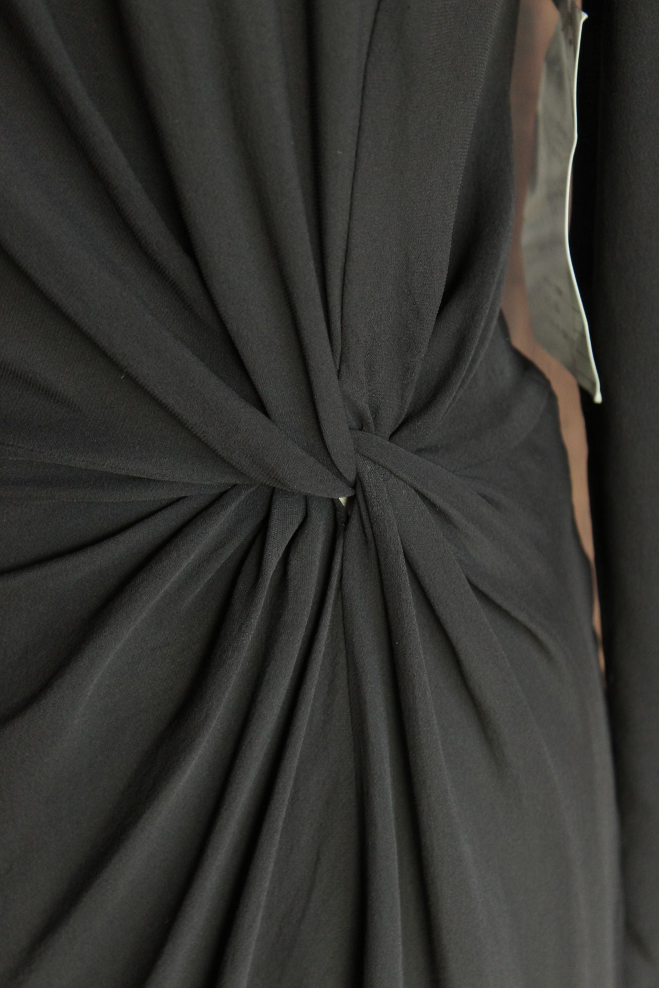 Anine Bing New With Tags Black Dress, Sz Small, Silk Chiffon, Asymmetrical Hem