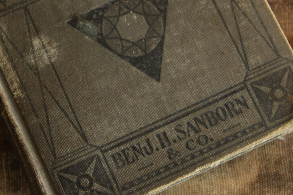 Vintage 1910s Book, "The Stone-Millis Arithmetic, Intermediate", by Stone and Millis, Published by Sanborn & Co