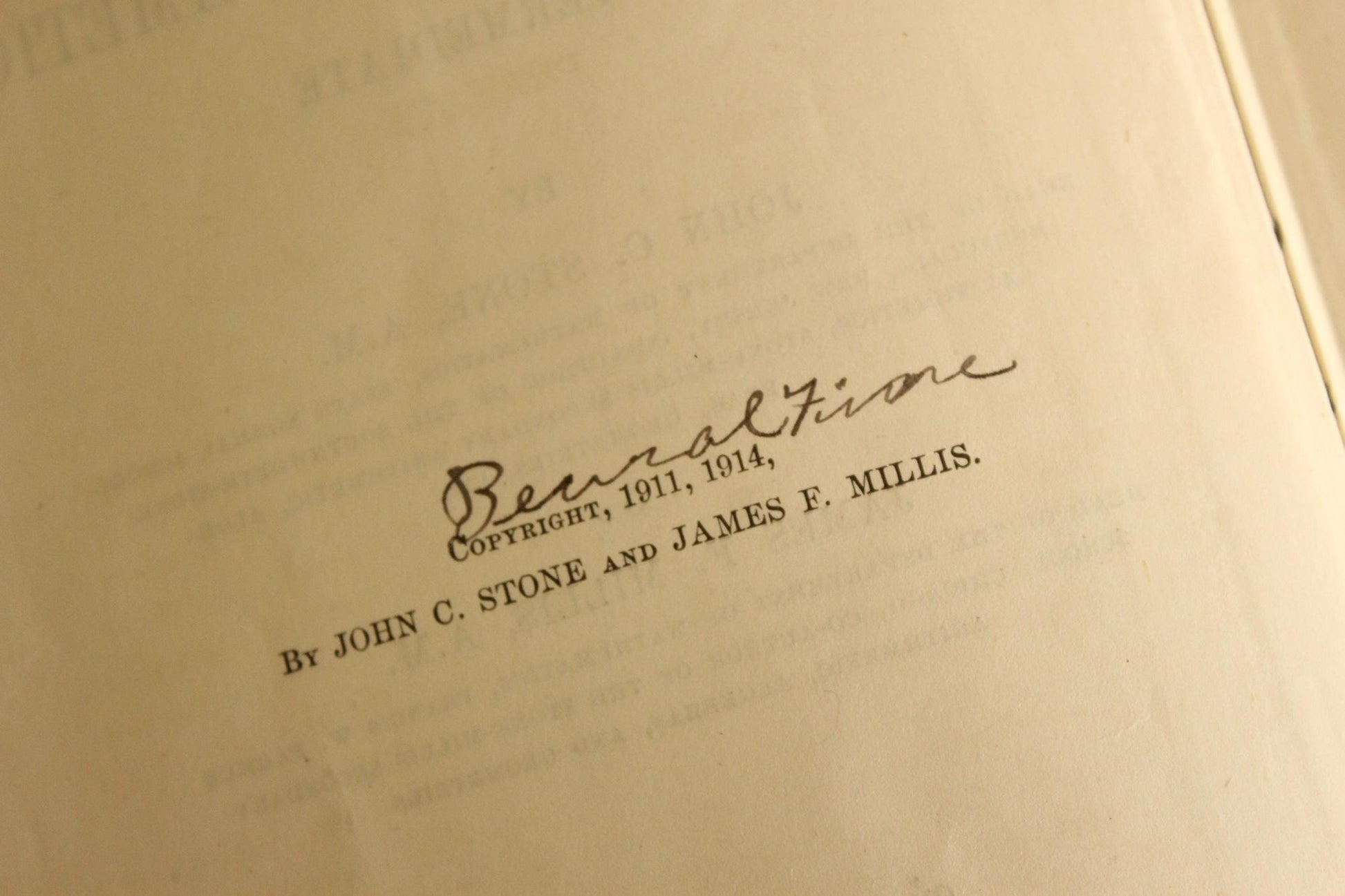 Vintage 1910s Book, "The Stone-Millis Arithmetic, Intermediate", by Stone and Millis, Published by Sanborn & Co