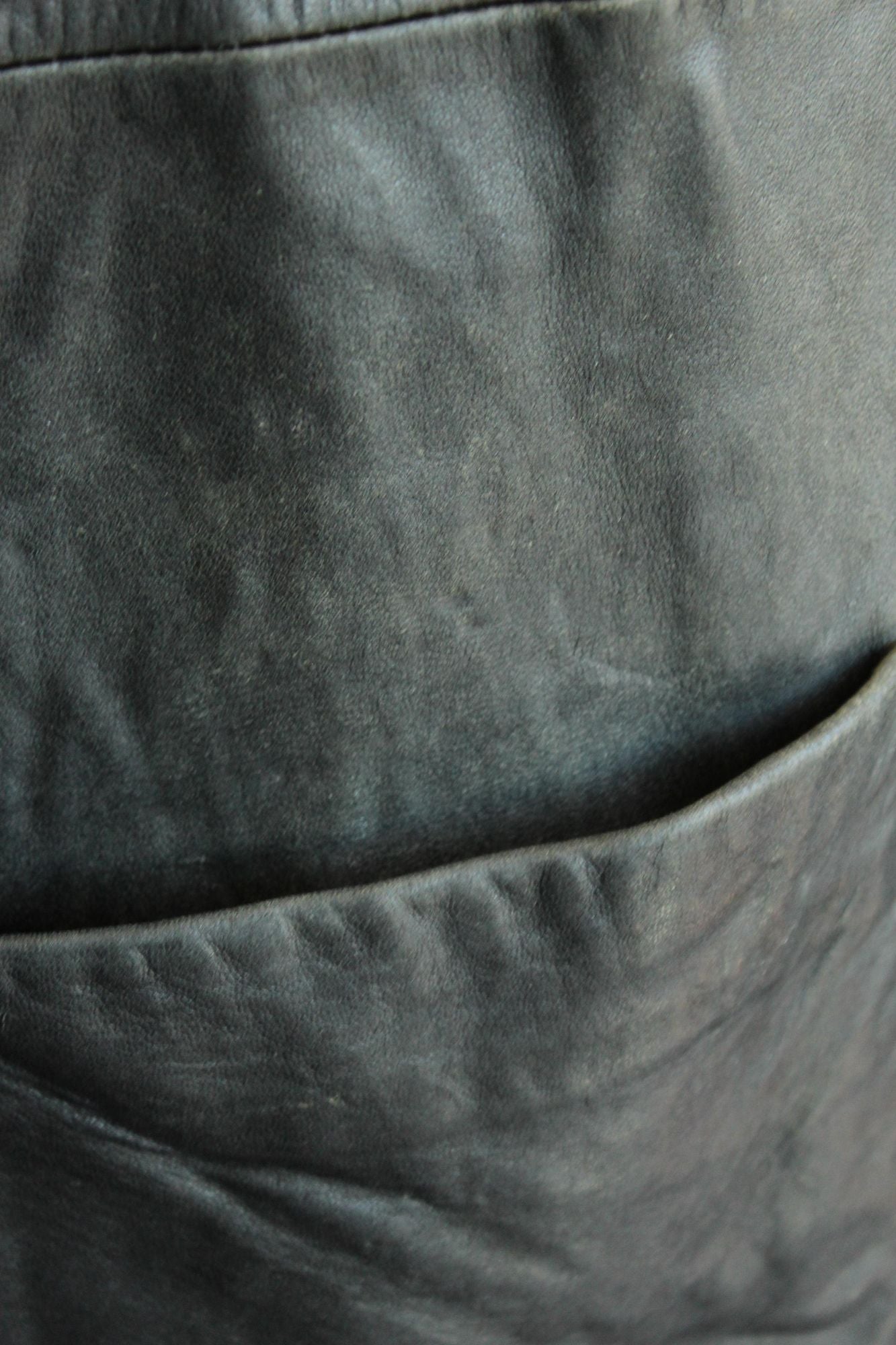Vintage 1990s Volup Size 2X Wilsons Leather Black Jacket