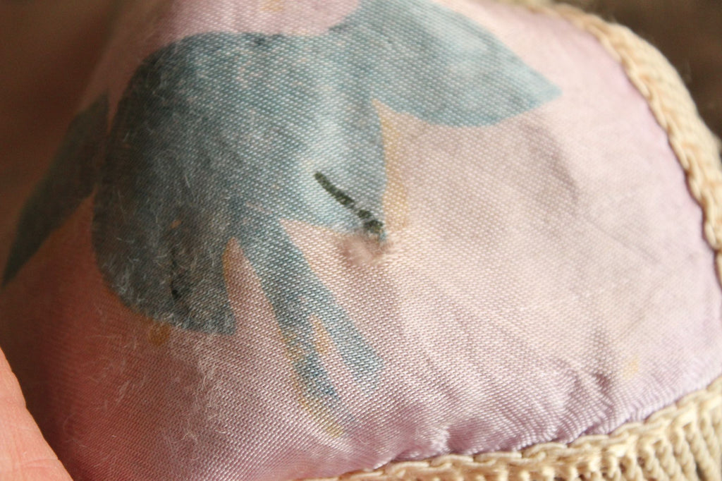 Vintage 1940s Long Beach CA Souvenir Pillowcase