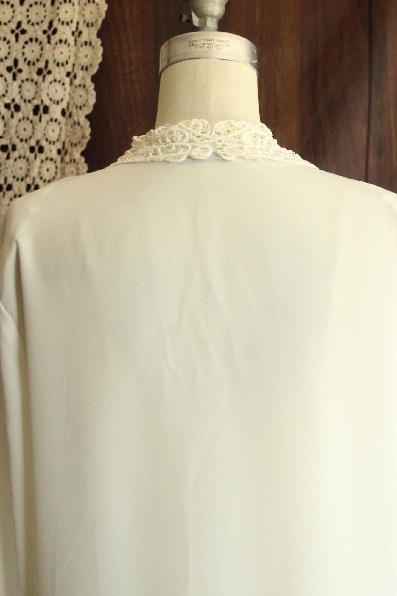 Vintage 1980s 1990s Volup Impressions White Button Down Blouse