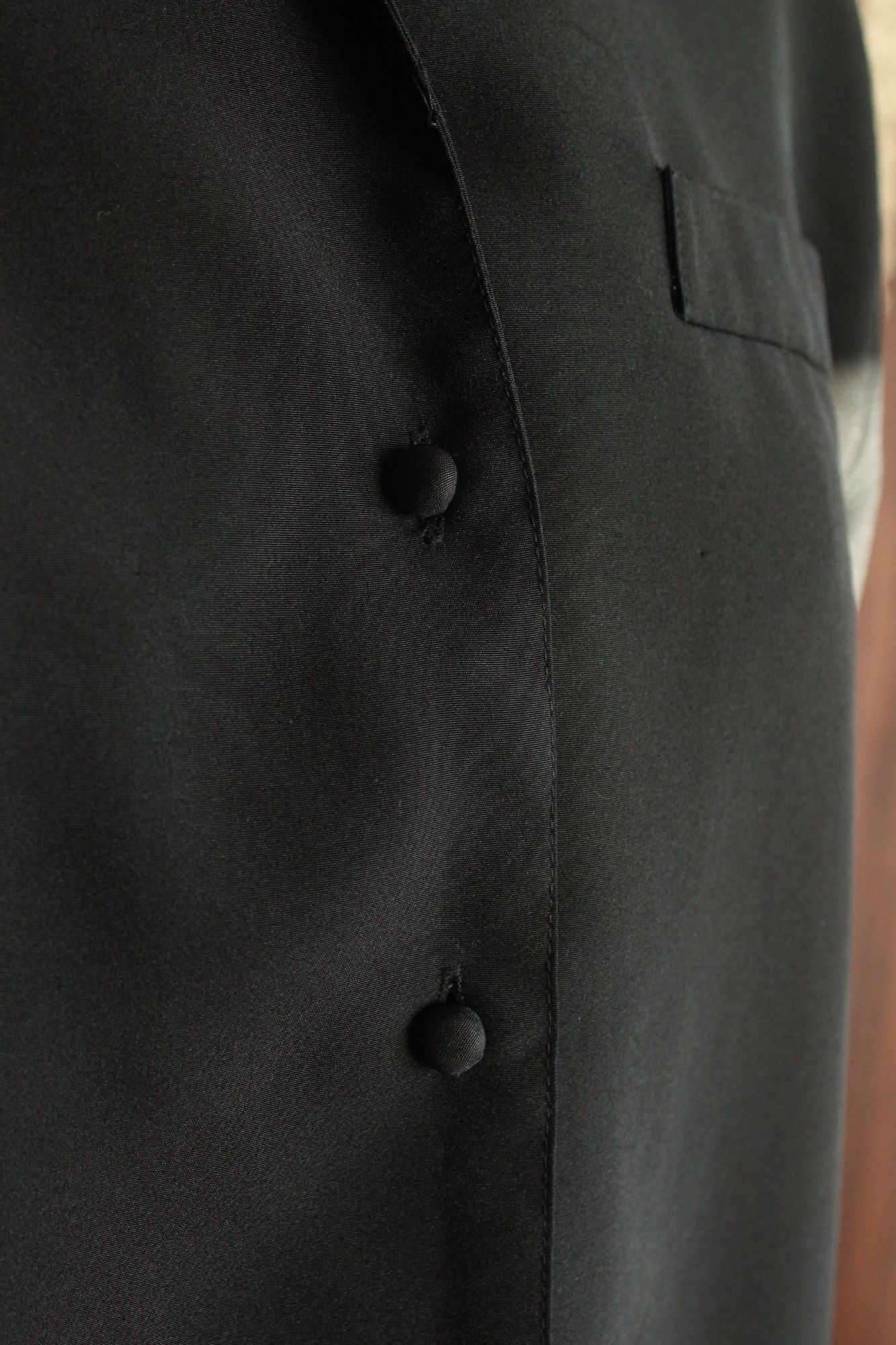 Vintage 1990s Neil Martin Black Long Sleeve Blouse