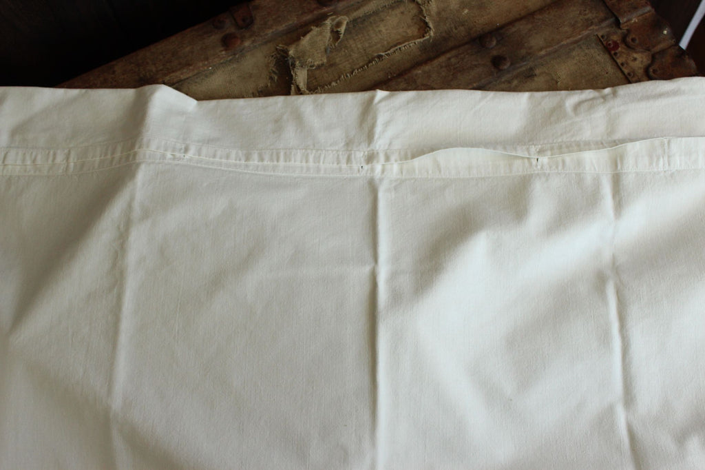 Antique Victorian Pillow Sham With Pink And White Embroidery