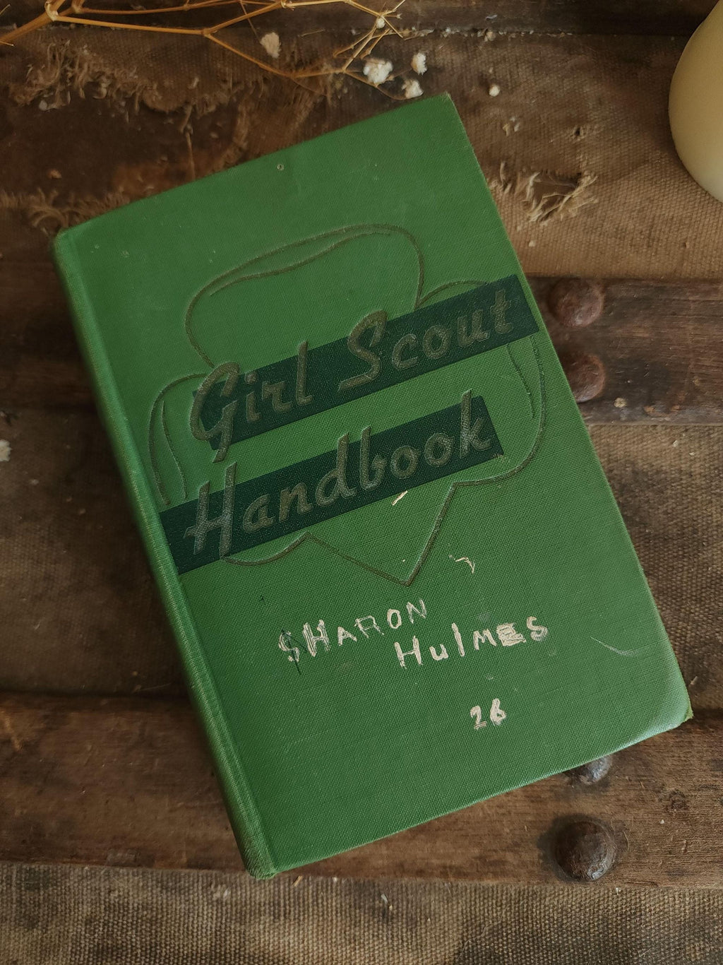 Vintage 1950s Book, "Girl Scout Handbook, Intermediate Program"