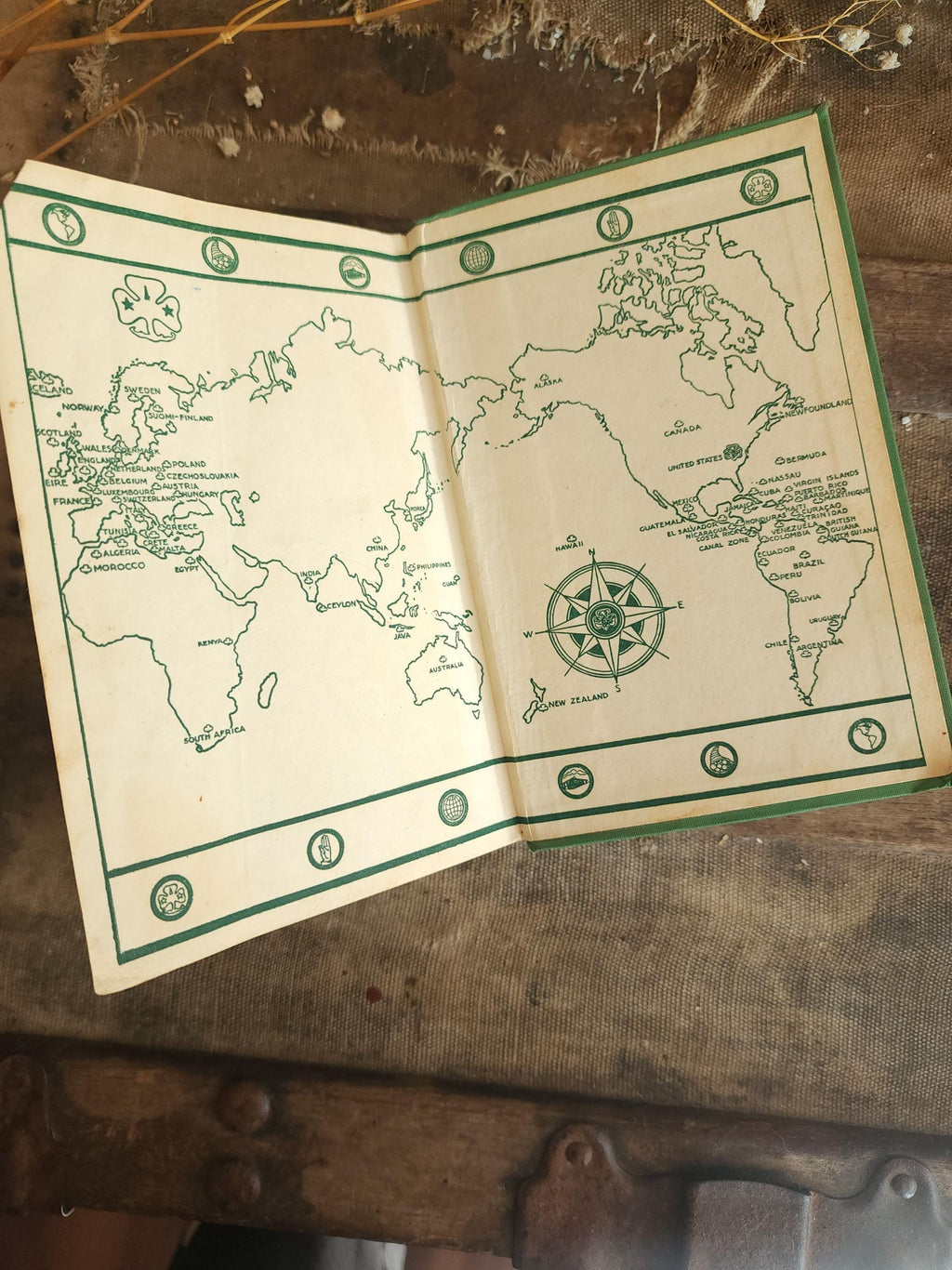 Vintage 1950s Book, "Girl Scout Handbook, Intermediate Program"