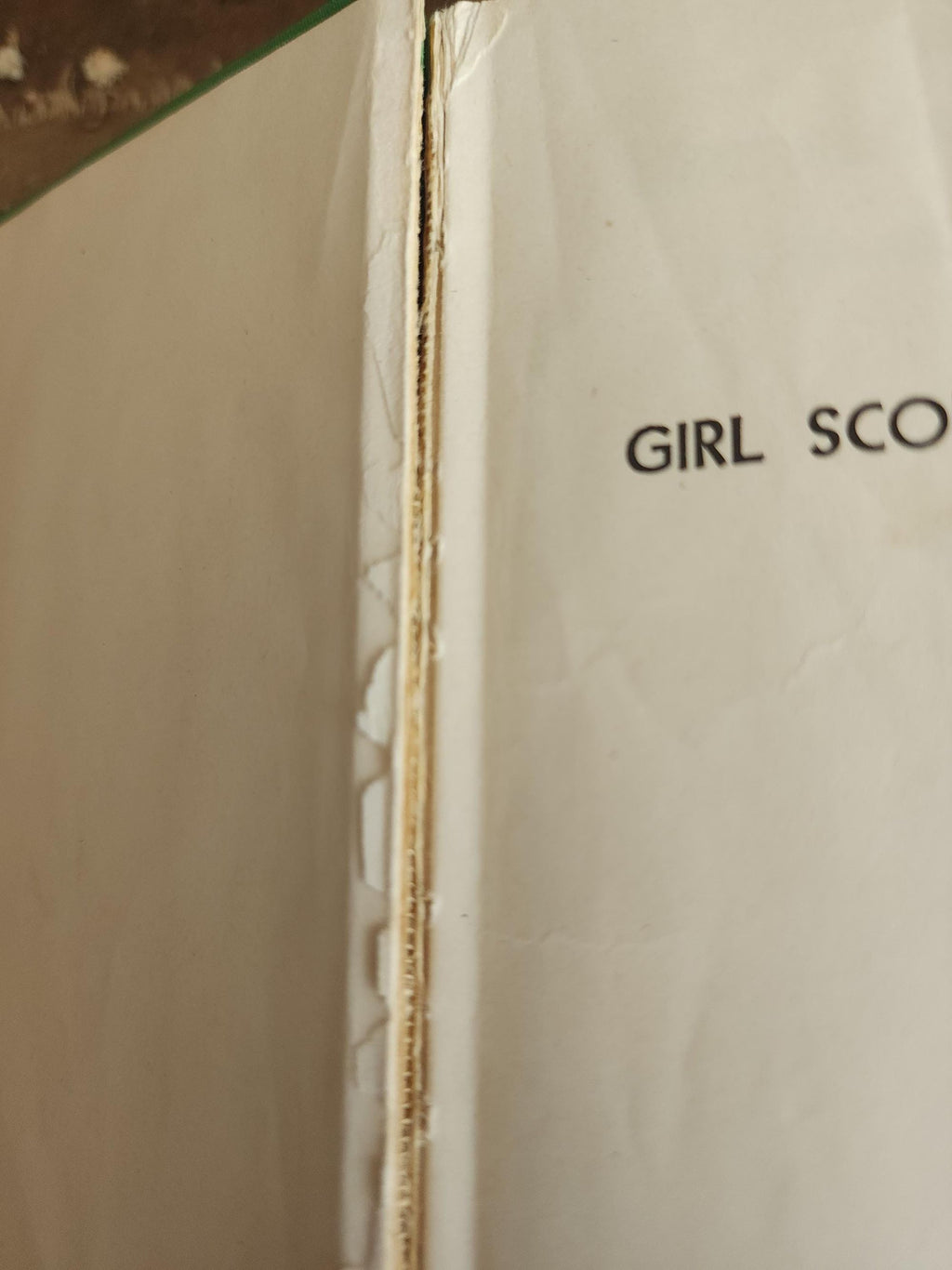 Vintage 1950s Book, "Girl Scout Handbook, Intermediate Program"