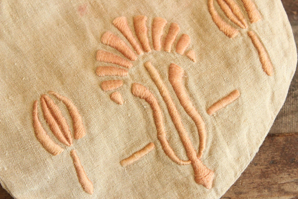 Vintage 1930s 1940s Drawstring Bag