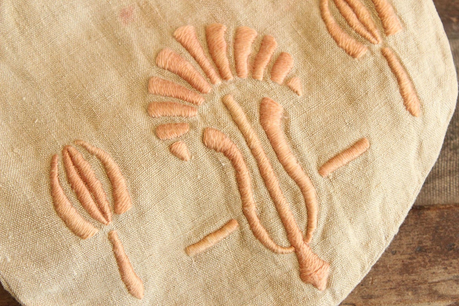 Vintage 1930s 1940s Drawstring Bag