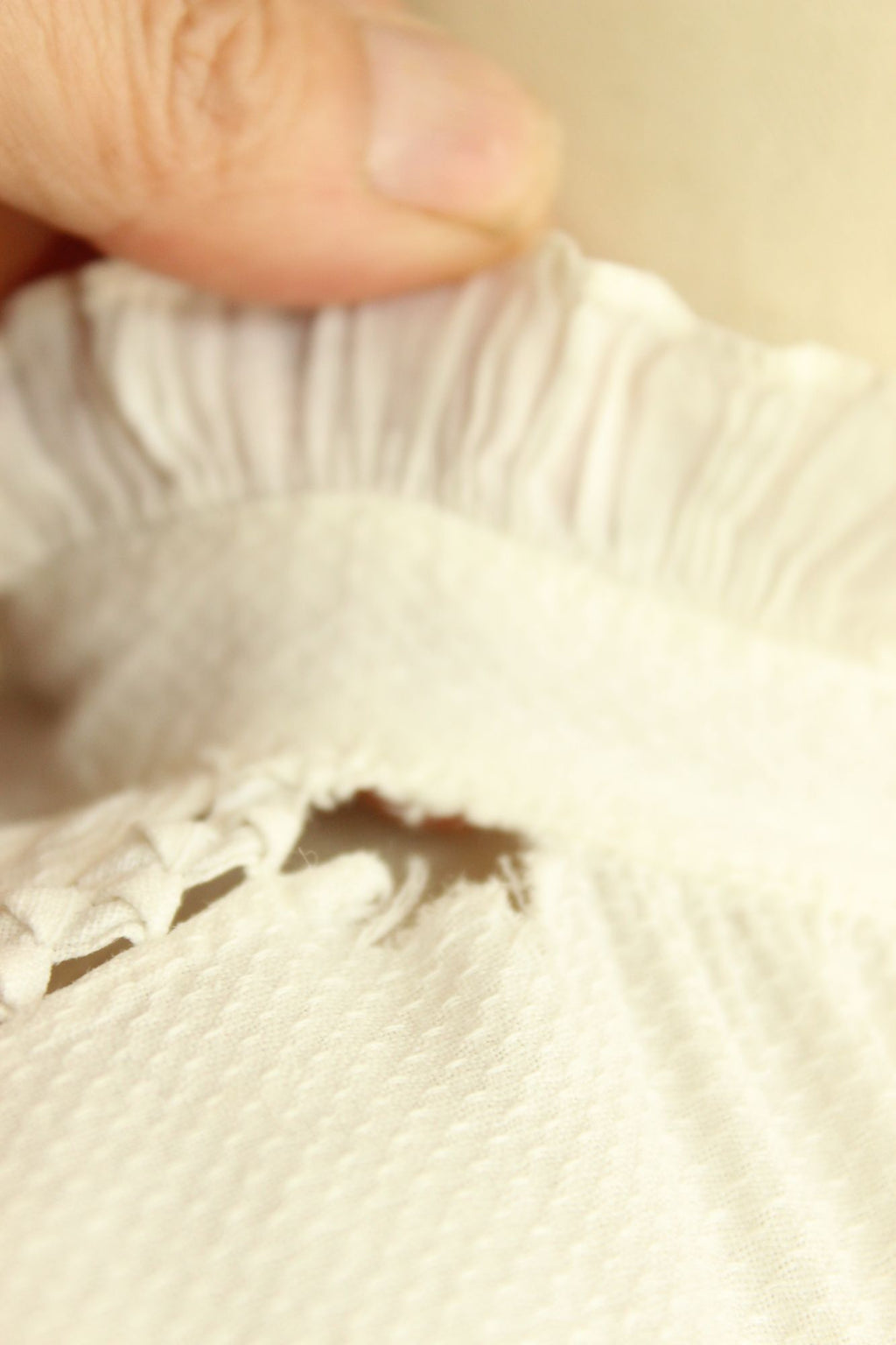 Vintage Antique 1900s Victorian Volup White Cotton Shirt