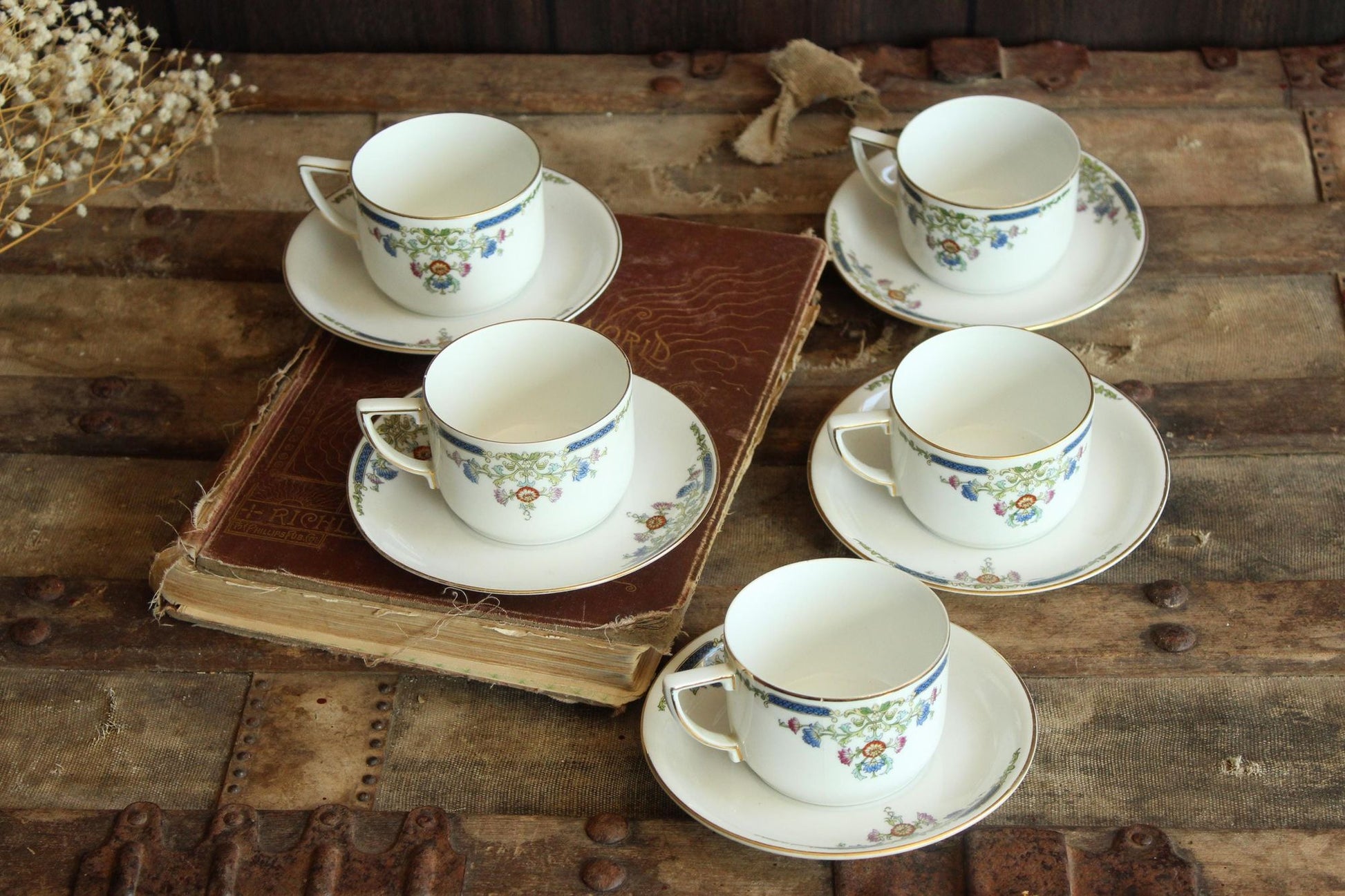 Vintage 1920s 1930s Tea Cup and Saucer