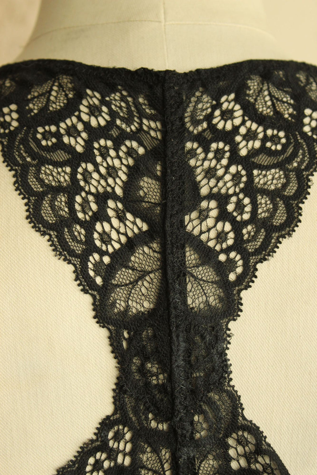 Auden Bralette, Black Lace Racer Back, Size L, Padded Cups