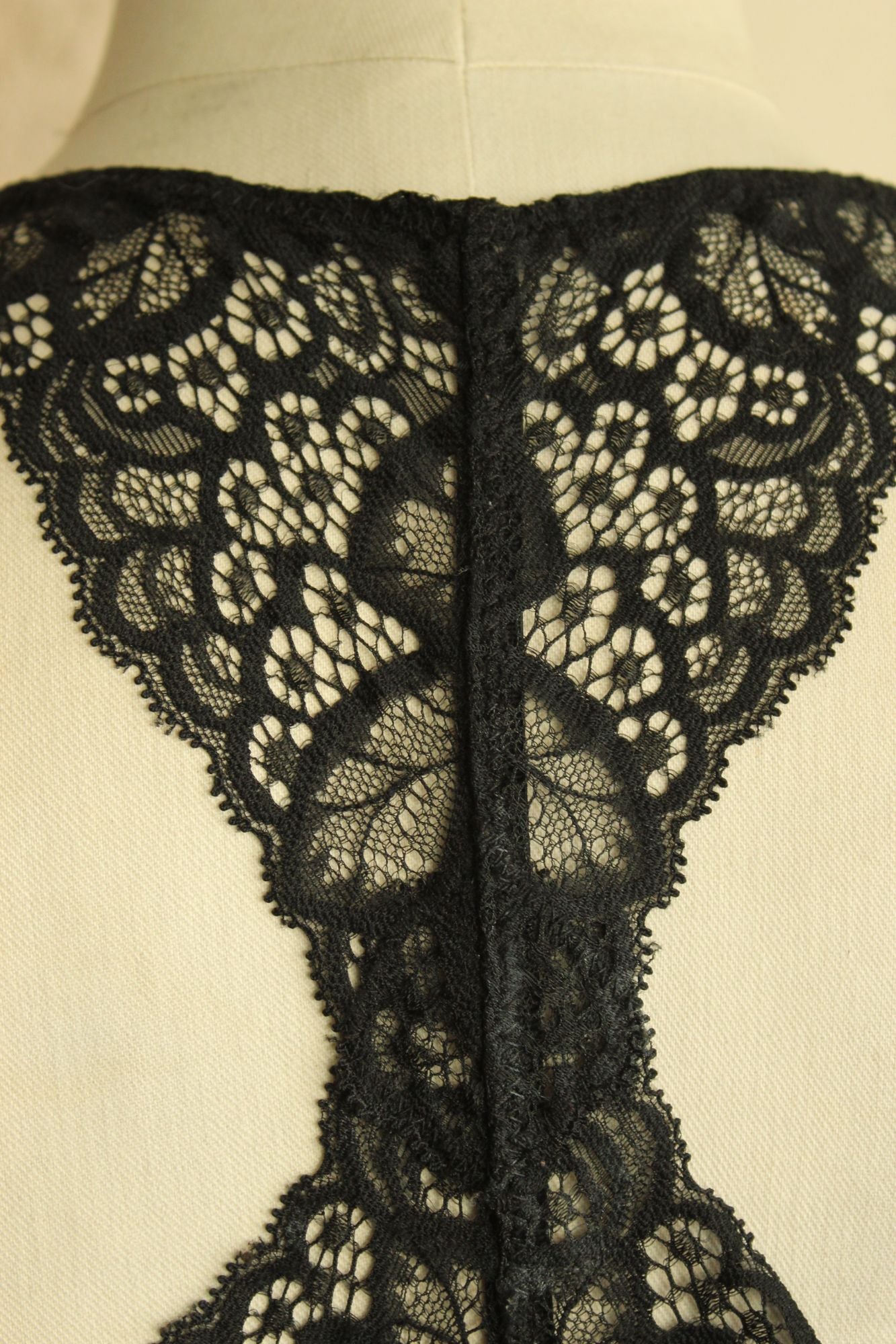 Auden Bralette, Black Lace Racer Back, Size L, Padded Cups