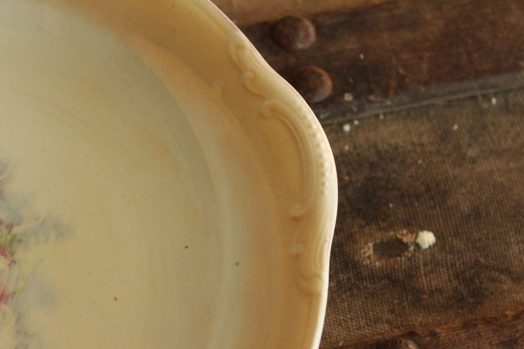 Vintage 1950s Lusterware Serving Bowl