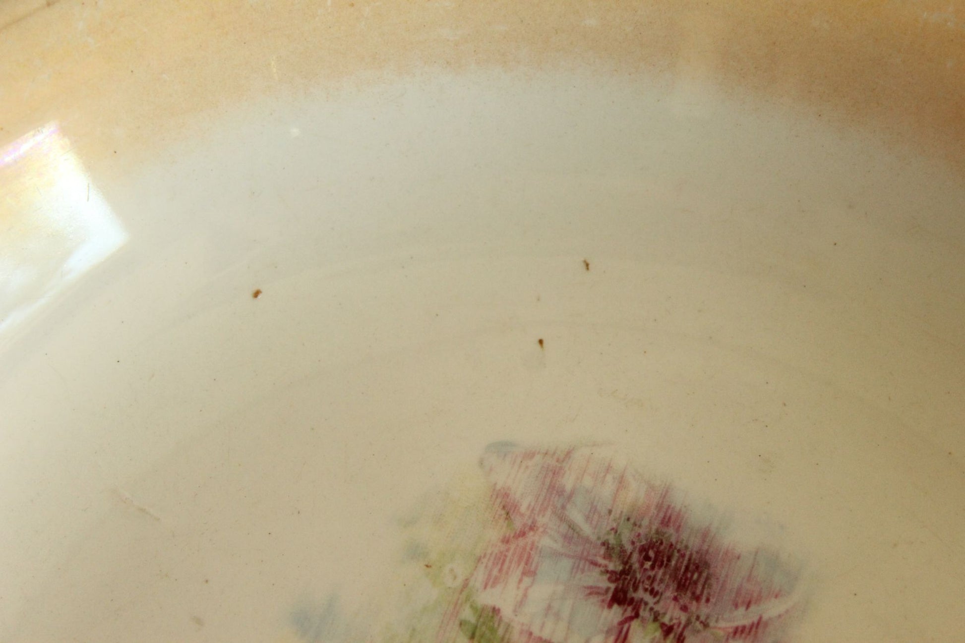 Vintage 1950s Lusterware Serving Bowl