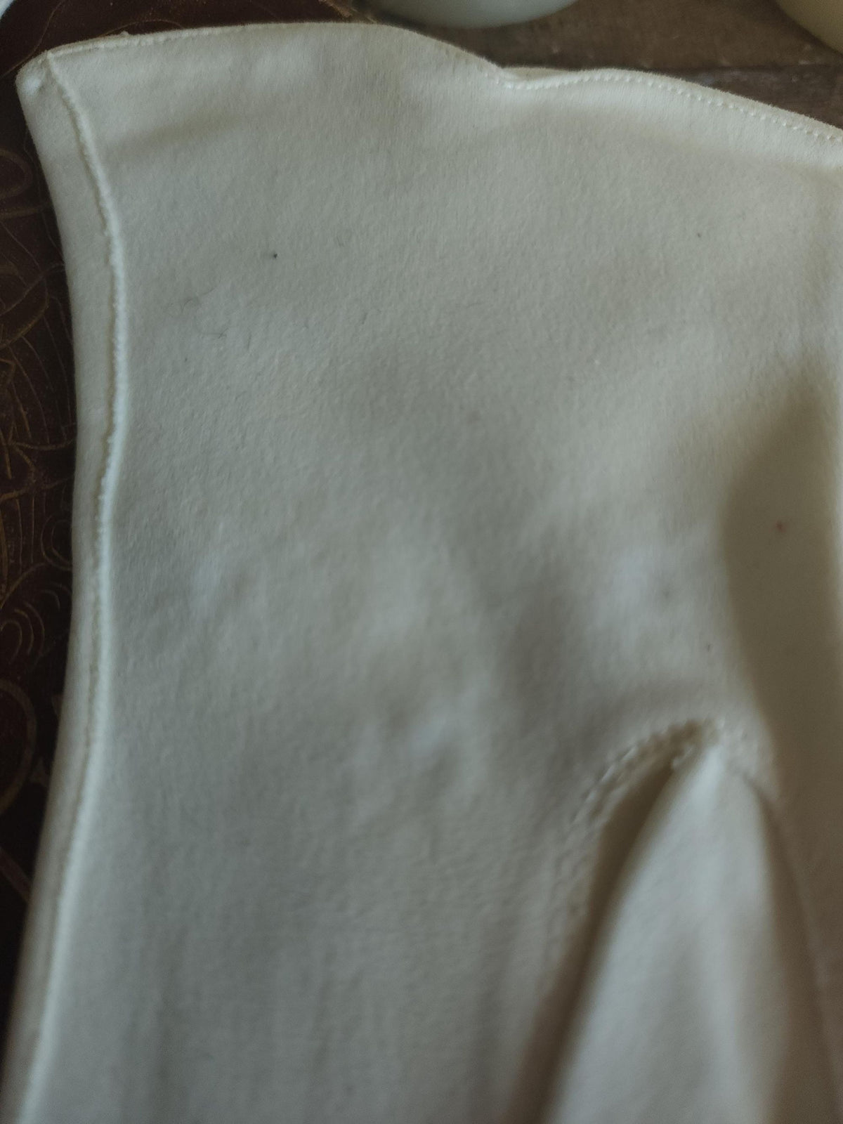 Vintage 1950s Frederick & Nelson Embroidered Winter White Gloves