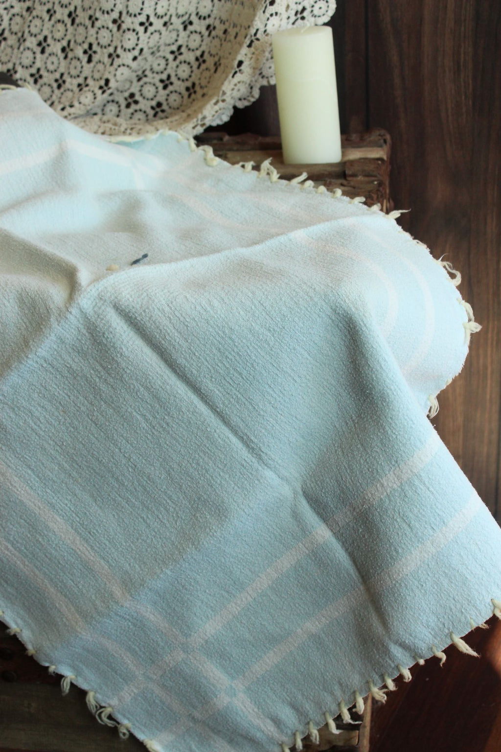 Vintage 1930s 1940s Baby Blanket Or Throw by Baby Pepperell