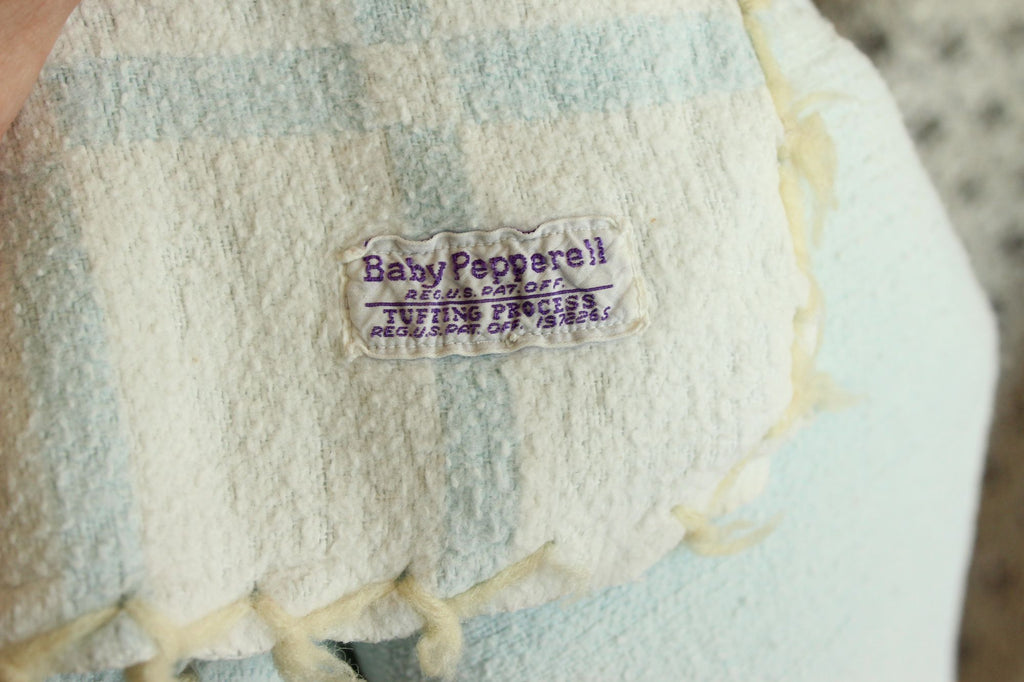 Vintage 1930s 1940s Baby Blanket Or Throw by Baby Pepperell