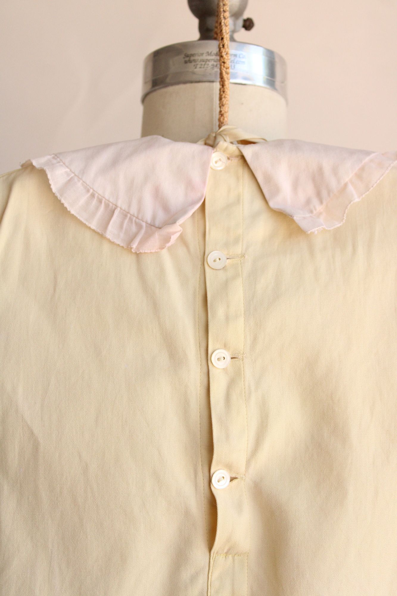 Vintage 1950s Yellow Baby Romper, Age 2 Girls