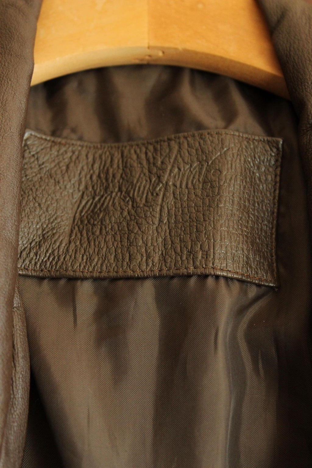 Vintage 1980s 1990s Jacqueline Ferrar Brown Leather Jacket