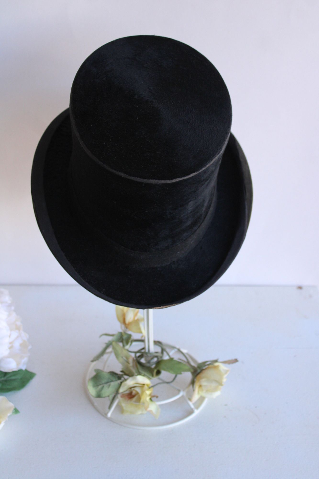 Vintage Antique 1800s Top Hat