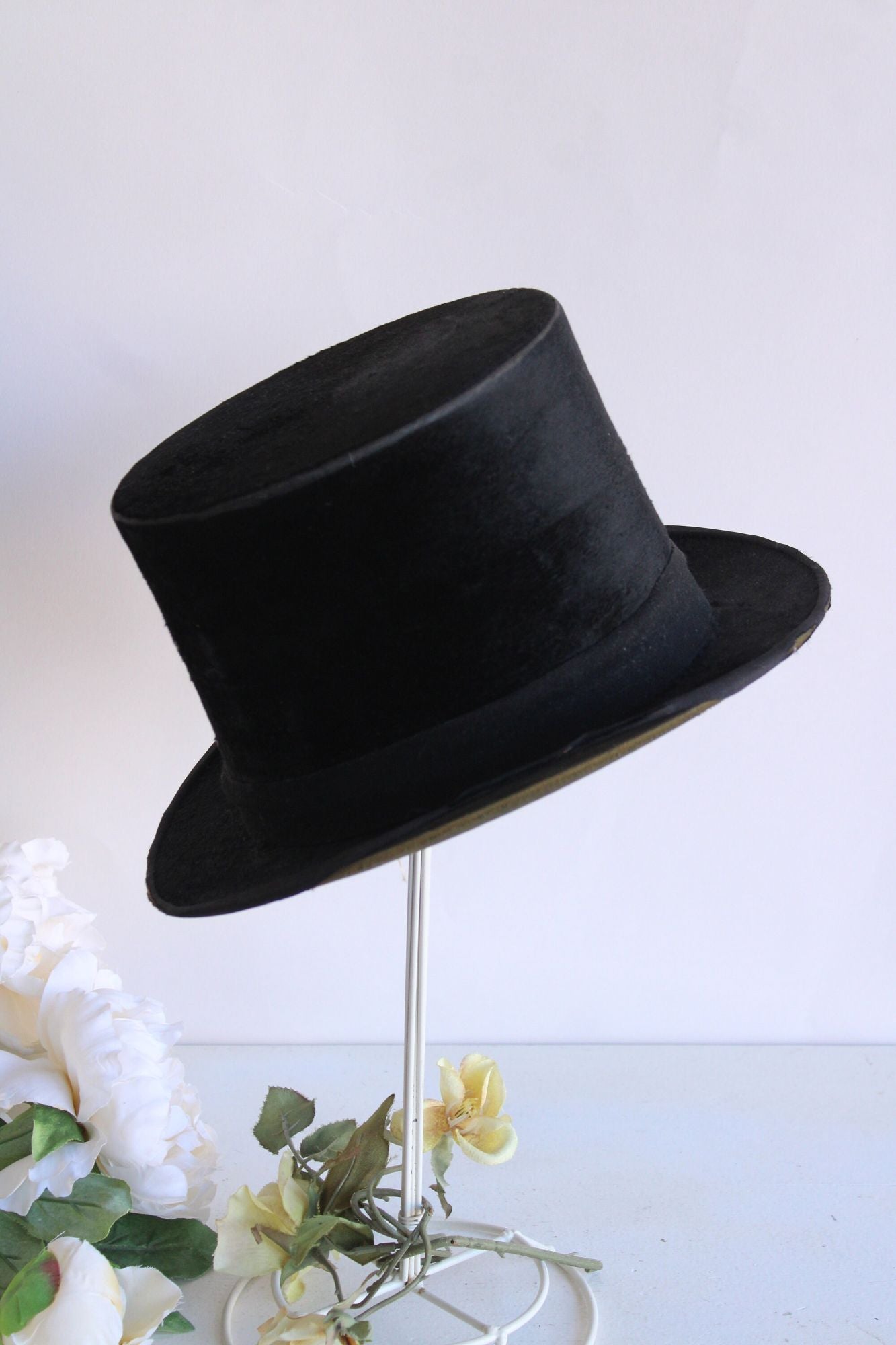 Vintage Antique 1800s Top Hat