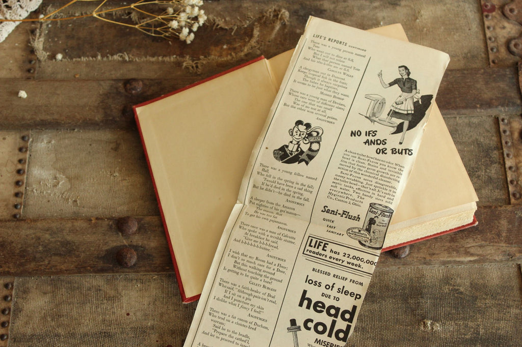 Vintage 1900s Book, A Book of American Humorous Verse, Poetry, Duffield & Company